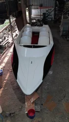 Diesel Fiber Glass White FRP Fishing Boat, Large Capacity Fishing Vessel, Fiberglass Boat, Commercial Fishing Boat, 65 Feet Boat